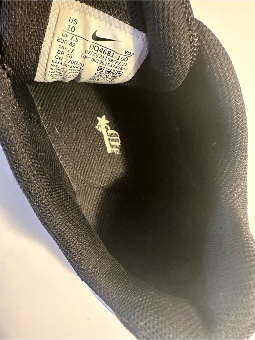 Nike Metcon 8 Premium White Black Iridescent - Women’s Size 10 - Picture 6 of 6